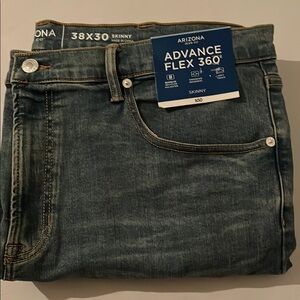 Arizona Jean Company Men's Blue Skinny Jeans